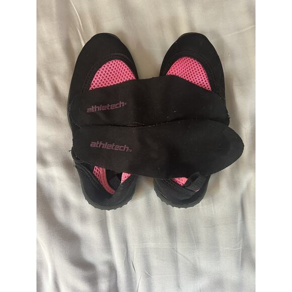 Athletech Black Pink Water Shoes size 11/12 - Picture 3 of 4